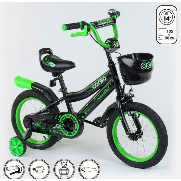 

Corso 14" Max Energy R - 14922 Black / Green (R - 14922)