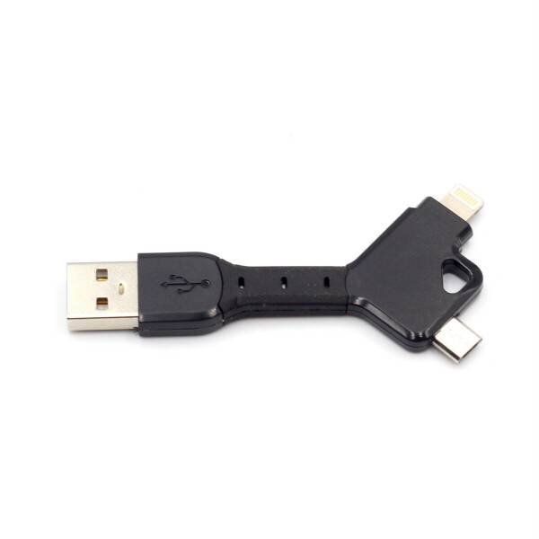 

Кабель двойной USB на IPhone/Android