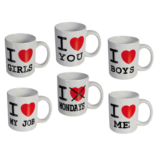 

Кружка "I love ..." в ассортименте