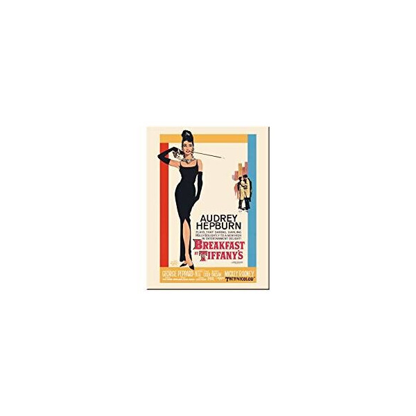 

Магнит 8x6 см "Audrey Hepburn Breakfast At Tiffanys" Nostalgic Art (14180)