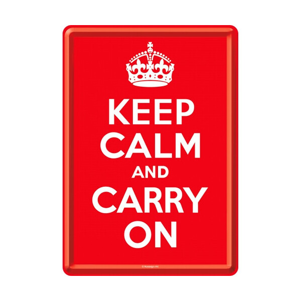 

Открытка "Keep Calm and Carry On" Nostalgic Art (10212)