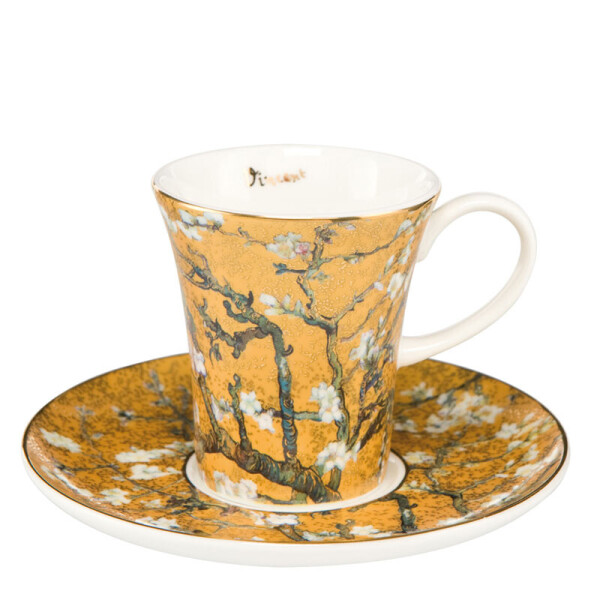 

Набор чашка с блюдцем "Almond Tree Gold"