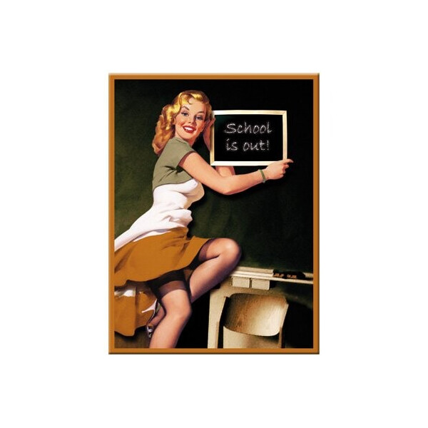 

Магнит 8x6 см "Pin Up-School" Nostalgic Art (14172)