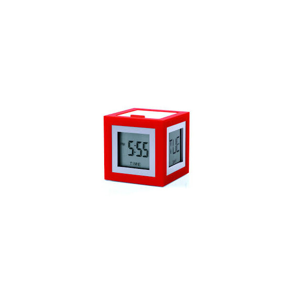 

Будильник Cubissimo, красный