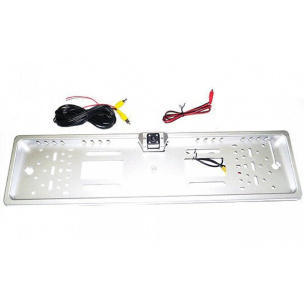 

Камера заднего вида Armoth рамка 16LED Silver с подсветкой номера