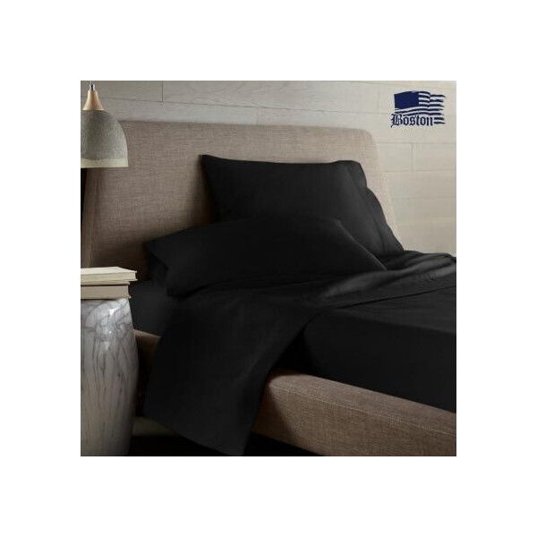 

Комплект Boston Jefferson Sateen Black черный полуторный