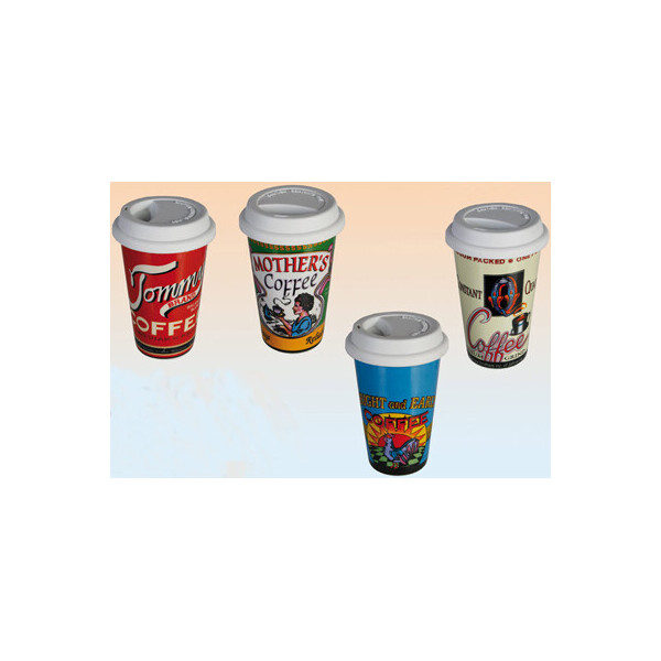 

Кружка "Coffee Brand" с силиконовой крышкой