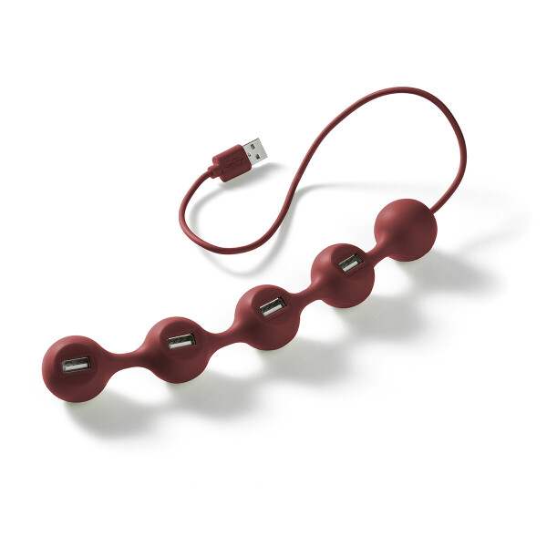 

USB разветвитель PEAS 4, сливовый