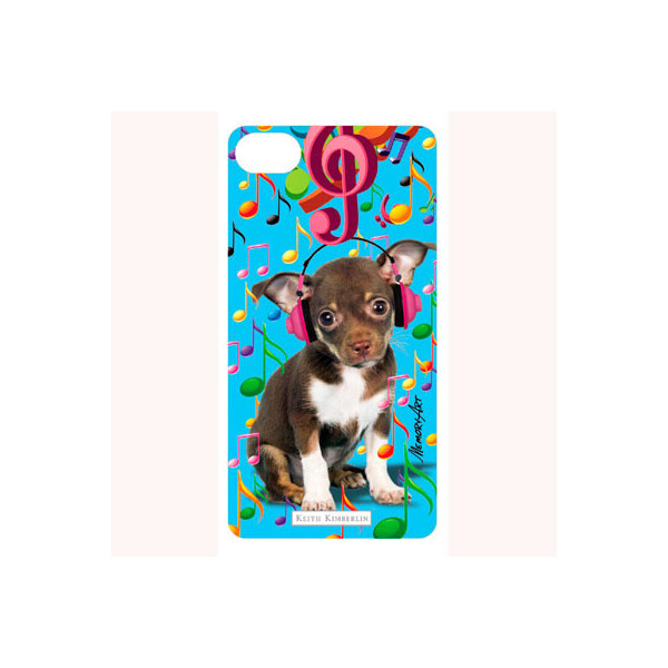 

3-D вкладыш для iPhone Music dog 2