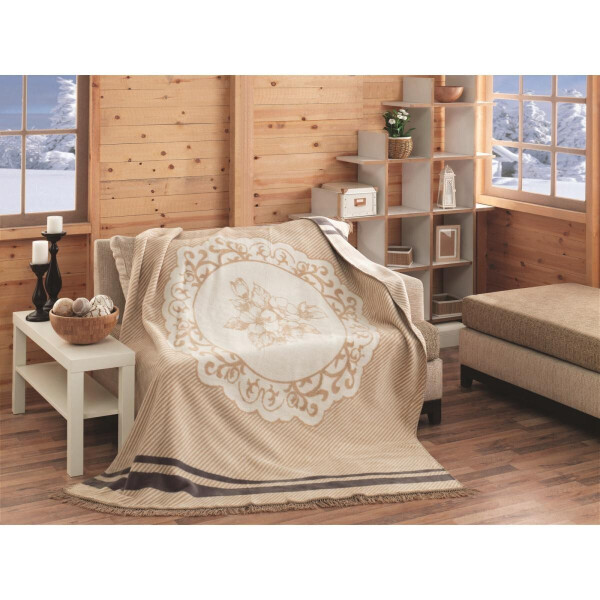 

Плед Arya Хлопок Blanket 200x220 см Бежевый