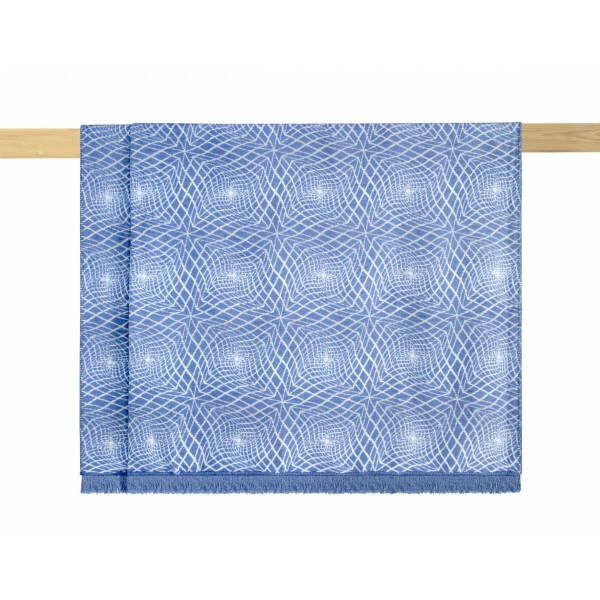 

Плед Arya Blanket Cora 200x220 см Голубой Хлопок