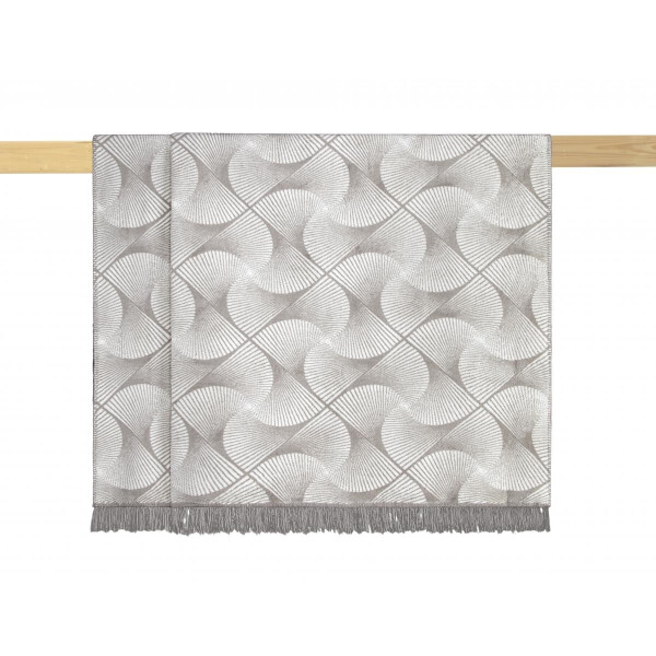 

Плед Arya Blanket Tulipa 200x220 см Белый с бежевым Хлопок