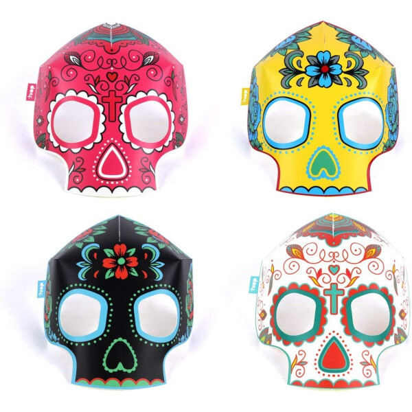 

Набор масок светящихся в темноте "Skulls"