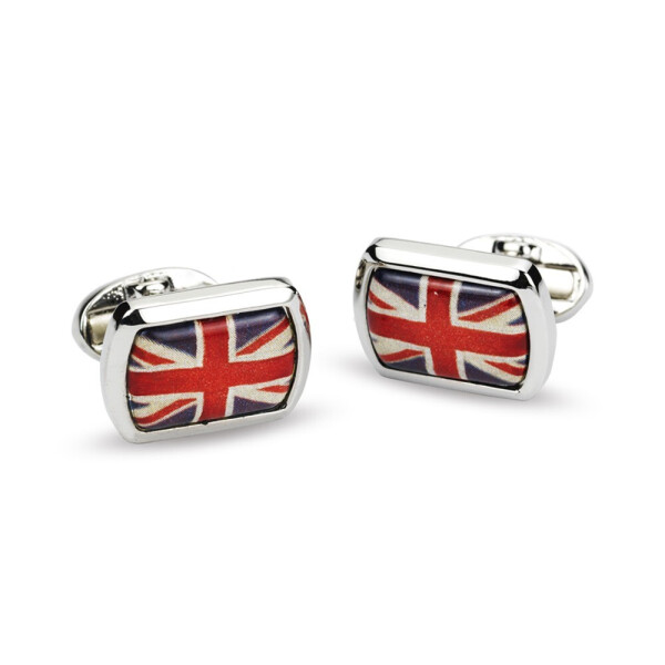 

Запонки Union Flag прямоугольные