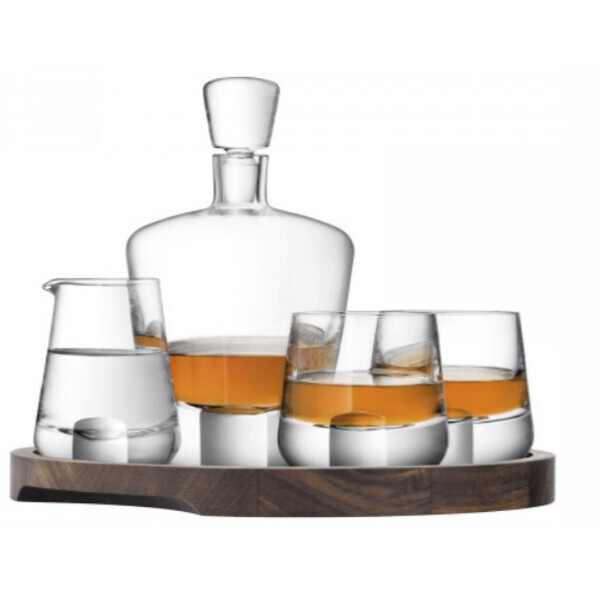 

Набор для виски "Whisky Cut" на деревянной подставке