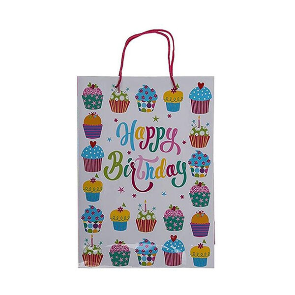 

Пакет бумажный "Happy Birthday", 35см
