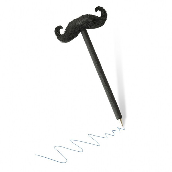 

Ручка шариковая с усами-резинкой "Mustache"