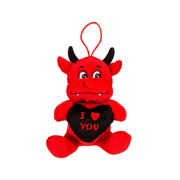 

Игрушка Devil with black heart плюшевая