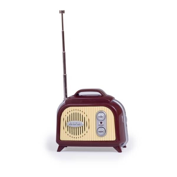 

Мини-радио "Retro FM", трапеция, красное