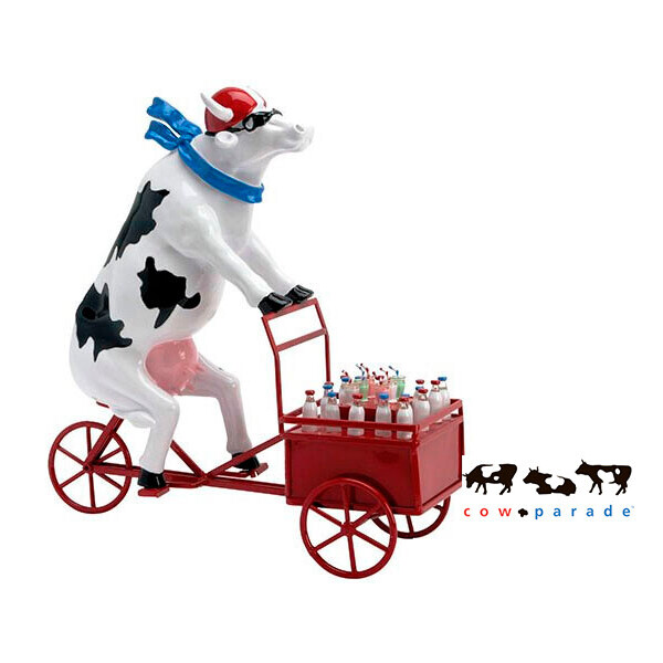 

Коллекционная статуэтка корова Lait Triporteur
