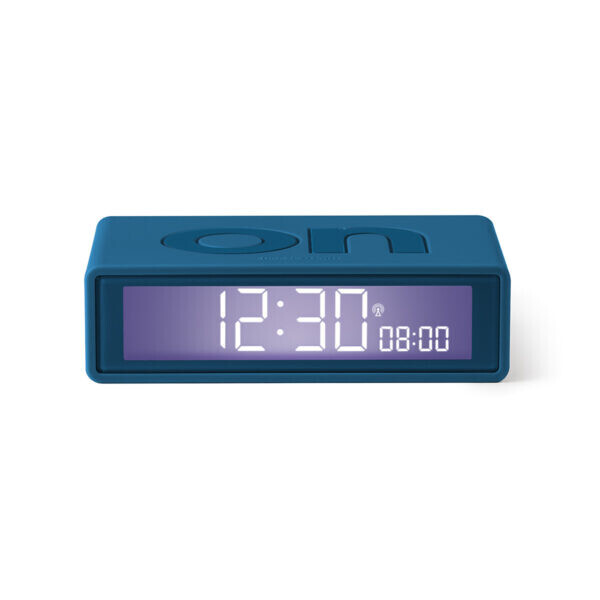 

Будильник FLIP+ OFF/ON, резиновый/10,4*3*6,5 cm/темный синий