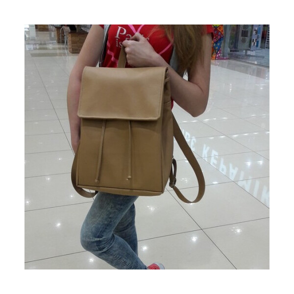 

Женский рюкзак Sambag Loft LA беж хаки