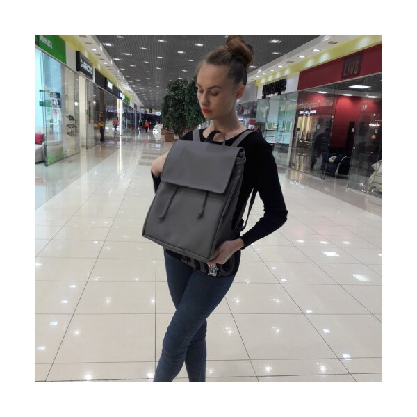 

Женский рюкзак Sambag Loft LA графитовый