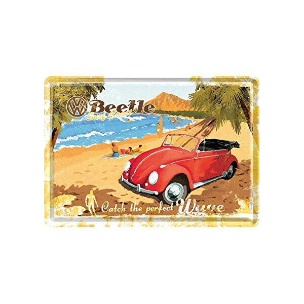 

Открытка "VW Beetle-Ready for the Beach" Nostalgic Art (10205)
