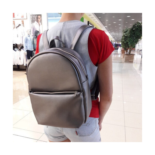 

Женский рюкзак Sambag Este BG серебро