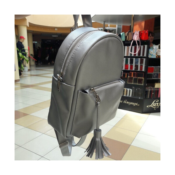 

Рюкзак Sambag Este BES серебро жіночий рюкзак молодіжний