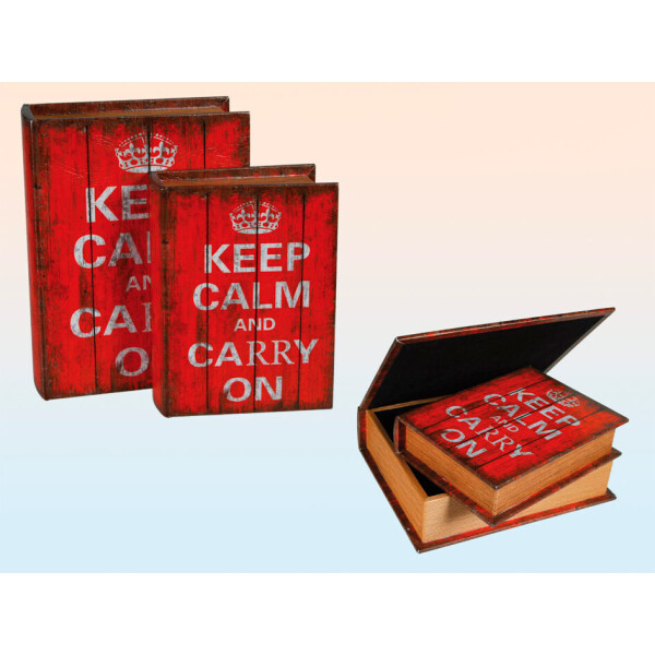 

Сейф-книга "Keep calm and Carry on"(26 см)