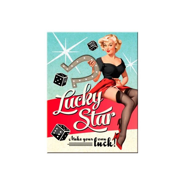 

Магнит 8x6 см "Lucky Star" Nostalgic Art (14314)