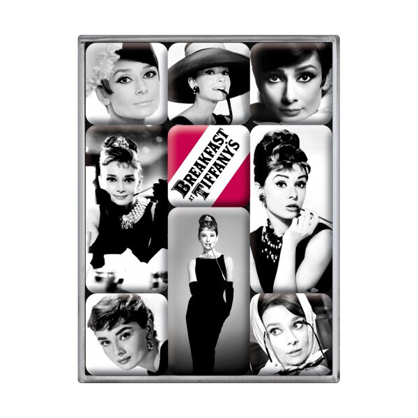 

Набор из 9 магнитов "Audrey Hepburn" Nostalgic Art (83040)