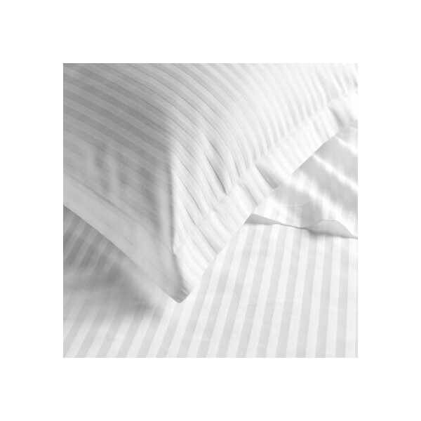 

BOSTON Jefferson Sateen white Stripe ,Комплект Белая в полоску полуторный евро