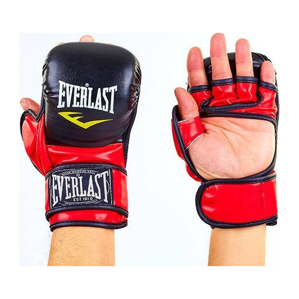 

Перчатки ММА Everlast BO-4612-BKR (размер M)