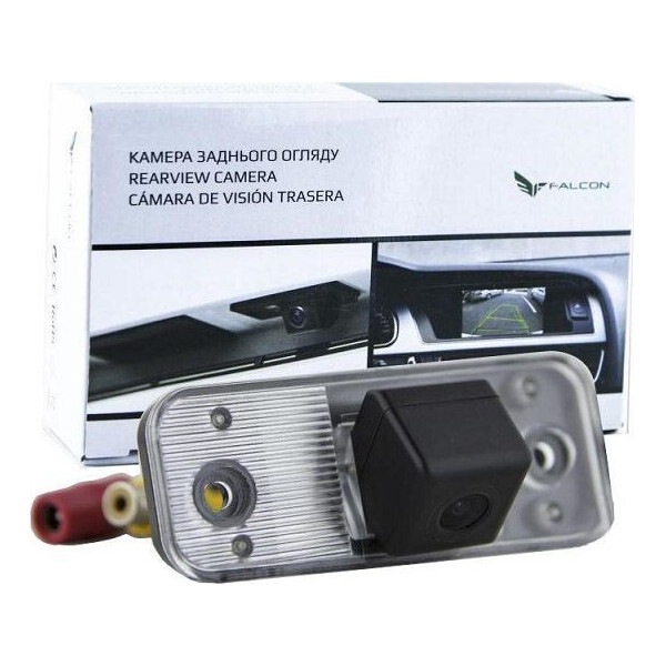 

Штатная камера заднего вида Falcon SC108-SCCD. Hyundai Santa Fe 2011/2012