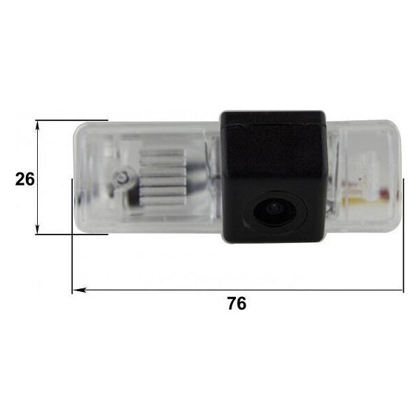 

Штатная камера заднего вида Falcon SC70-XCCD. Mercedes Sprinter 2006+/Viano 2003+/Vito W638/Vito W639/1996+/Cra