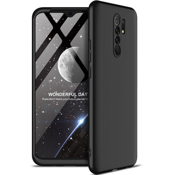 

Пластиковая накладка GKK LikGus 360 градусов (opp) для Xiaomi Redmi 9 (Черный) (931705)