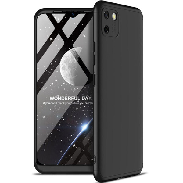 

Пластиковая накладка GKK LikGus 360 градусов (opp) для Realme C11 (Черный) (931715)