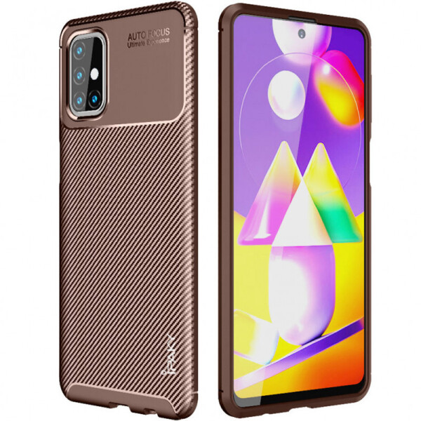 

TPU чехол iPaky Kaisy Series для Samsung Galaxy M31s (Коричневый) (931209)