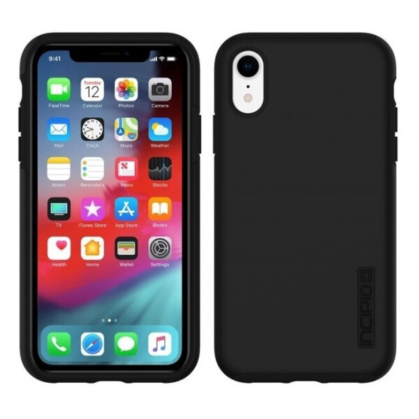 

Противоударный двойной чехол INCP DualPro Slim Armor для Iphone XR Black