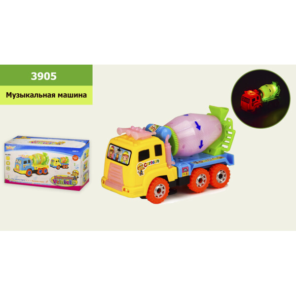

Муз. машинка р-р игрушки - 22*9*12см, в кор 24*10*13см/72-2/