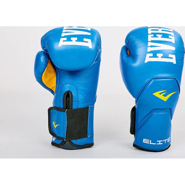 

боксерские кожаные Everlast BO-6758-B синий вес 12oz