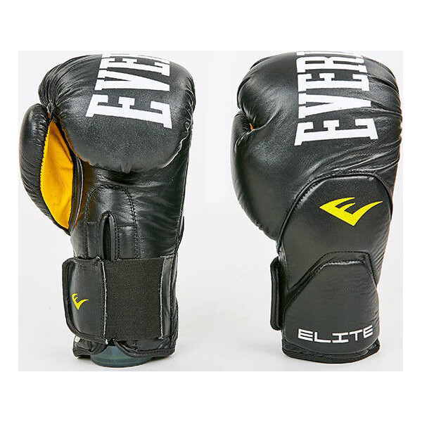

боксерские кожаные Everlast BO-6758-BK черный вес 12oz