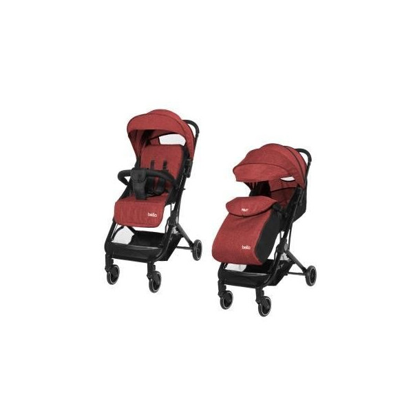 

Коляска прогулочная Tilly Bella T-163 Brick Red +дождевик S/1/