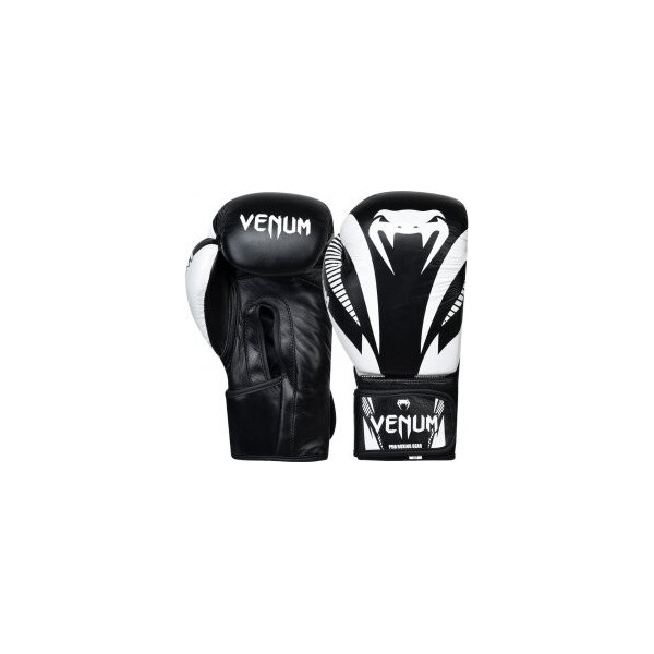 

Перчатки боксерские кожаные Venum Giant VL-8316-BKW вес 12oz