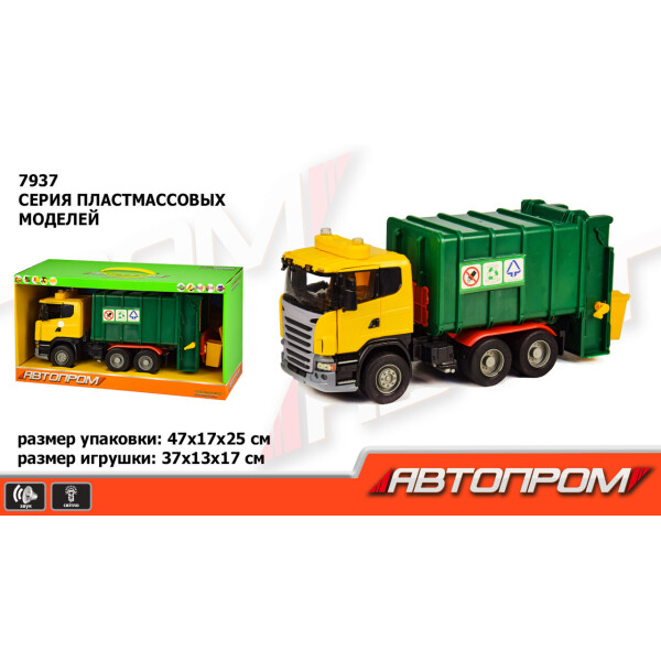 

Машина инерц. АВТОПРОМ,1:12,батар.,свет,звук,в кор 47*17*25см/9/