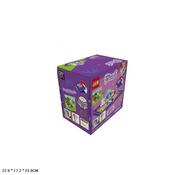 

Конструктор 455 дет в пластик боксе, в кор 22,8x23,8x17,2 см /24-2/