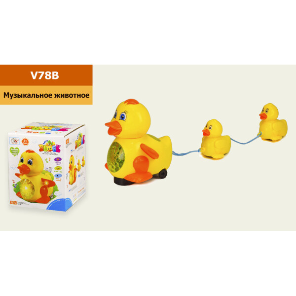 

Муз. животное уточка, муз, свет,14*12*16см, в кор 14*14*17,5 см /60/