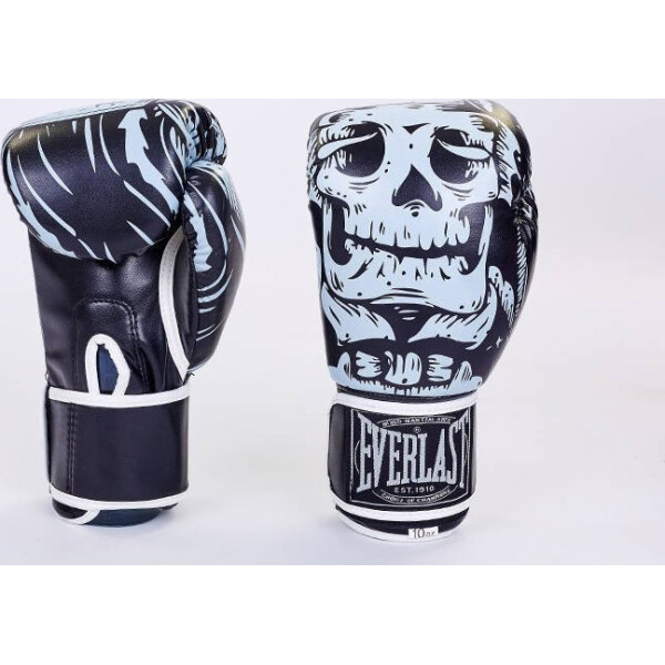 

Перчатки боксерские Everlast Skull BO-5493-BK вес 8oz Черный